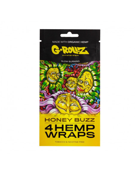 G-Rollz - Honey Buzz - 4 Hemp Wraps