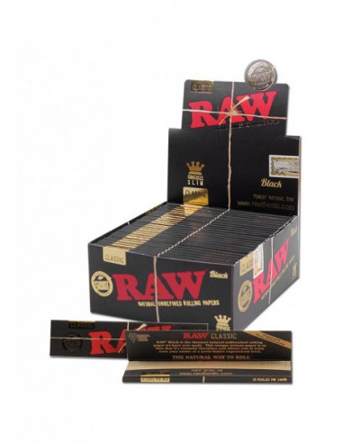RAW - Black King Size Slim Extra Fine