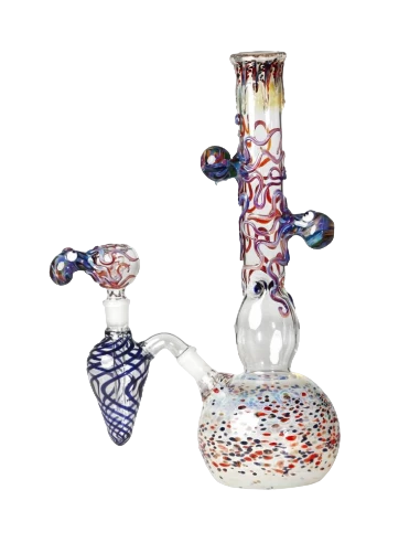 Speckled Octopus Bong with Precooler - 2BEEES