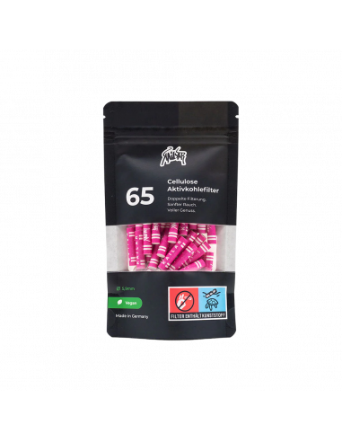 Kailar - 65 Cellulose Slim Aktivkohlefilter - Pink