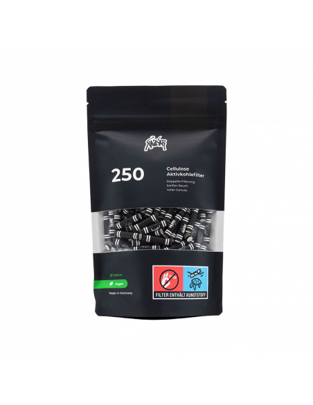 Kailar - 250 Cellulose Slim Aktivkohlefilter -  Schwarz