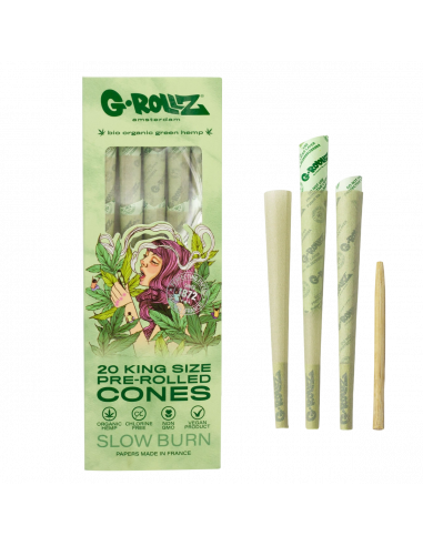 G-Rollz - Collector "Colossal Dream" - Organic Green Hemp - 20 KS Cones