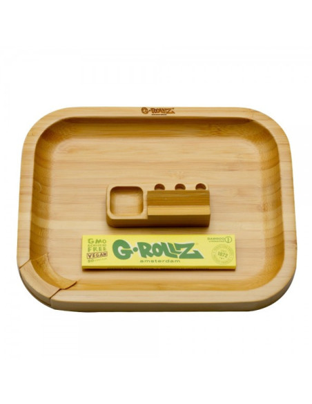 Classic Bamboo Tray - G-Rollz -  20 x16cm