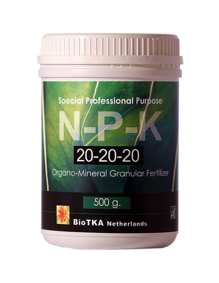 Bio TKA Granulat für Wachstumsphase, N-P-K 20-20-20 500gr