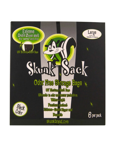 Skunk Sack - Large - Black color - 6 per pack