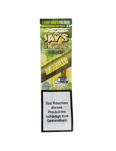 Juicy Hemp Wraps Amarillo - 2 Hemp Wraps per pack