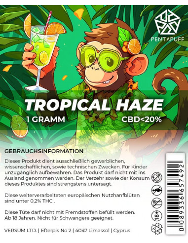 Tropical Haze 20% CBD 1 Gramm