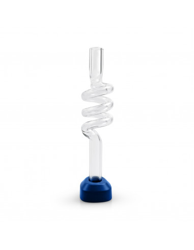 Norddampf Relict glass mouthpiece SPIRAL by Plaisir, 130mm
