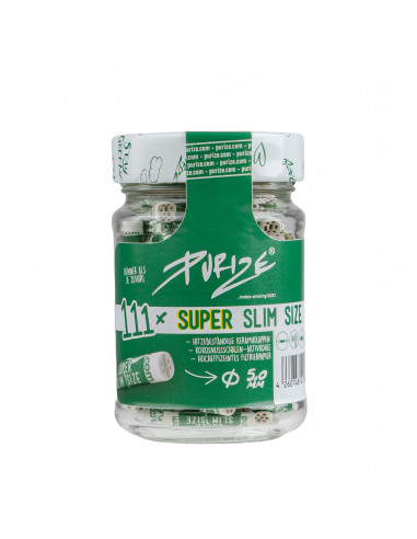 PURIZE® Glas 111 SUPER Slim Size Aktivkohlefilter