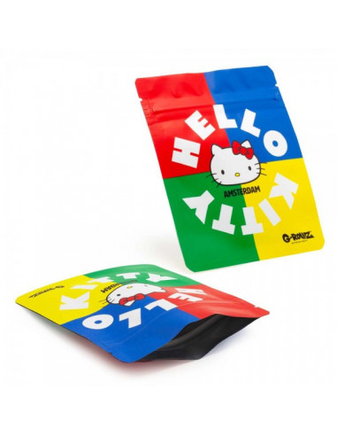 Hello Kitty 'Retro Classic' - 100x125 mm Smellproof Bags - 8pcs - G-Rollz